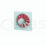 Helios HQD 400/4 Square Plate Axial Fan 400mm dia, 4-pole, 3phase