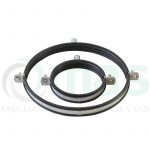 Duct Suspension Rings (Rubber Lined) - Centre Nut M08/M10
