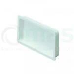End cap for 204 x 60mm plastic duct