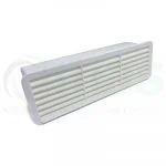 Airbrick with Backdraught Shutter -204 x 60mm -  White