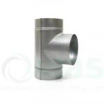 90 degree Equal Tee Pieces for Circular Spiral Ducting
