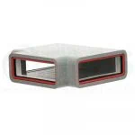 Thermal Duct - Horizontal Tee Piece - 220 x 90mm
